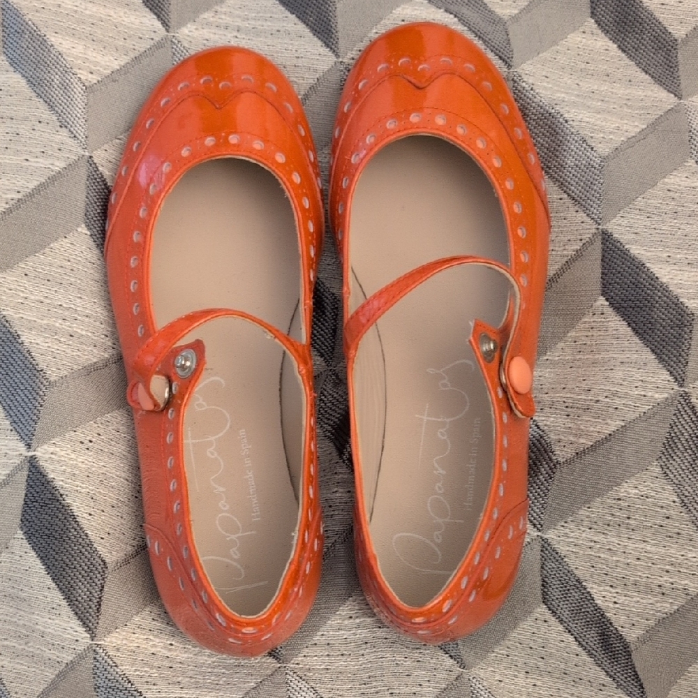 Coral Papanatas Mary Jane Shoes For Girls